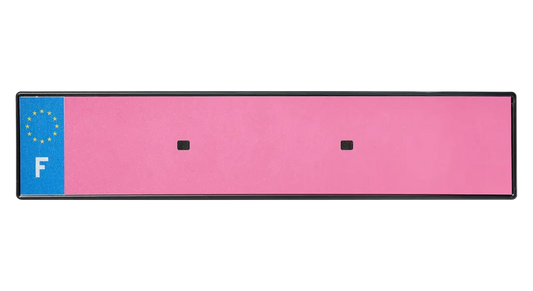 PLAQUE D'IMMATRICULATION W GARAGE 100% HOMOLOGUÉE (2026)