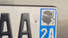PLAQUE D’IMMATRICULATION PREMIUM NID-D'ABEILLES - 100% HOMOLOGUÉE
